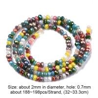 ราคา Beebeecraft 1 Strands Faceted Electroplate Glass Rondelle Beads Pearl Luster Plated Tiny Loose Spacer Beads for Craft Jewelry Necklace Bracelet Making (16617949191)