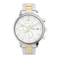 ราคา TIMEX TW2V01800 TREND CHICAGO นาฬิกาข้อมือผู้ชาย สายสแตนเลส Two Tone หน้าปัด 45 มม (20412668008)