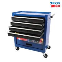 ราคา TEXAS BULL ตู้เก็บอุปกรณ์เเบบเข็นได้ ตู้เครื่องมือรถเข็นมินิ 4ลิ้นชัก สีแดง สีน้ำเงิน TX 39678 (23010109139)