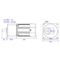 ราคา มอเตอร์เกียร์ มอเตอร์ไฟฟ้าปรับความเร็วได้ มอเตอร์ทดรอบ 220V 380V Gear motor (15485097852)