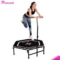 ราคา Promark Exclusive แทรมโพลีน เตียง กระโดด 50 Inch มีที่จับทรงตัว ฟรี เสื่อโยคะ Trampoline Jumping Dance 50 inch 0768H PINK (20285177290)