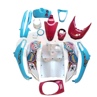 ราคา ชุดสี เฟรม Scoopy i ฮอนด้า สกู๊ปปี้ i รุ่น 2 gen 2 รุ่นไฟเลี้ยวบังลม รถปี 2012 2016 ครบชุด 16 ชิ้น สีฟ้าขาวชมพูเข้ม abs แท้ พร้อมส่ง ติดสติกเกอร์ตามรูป (21520726245)