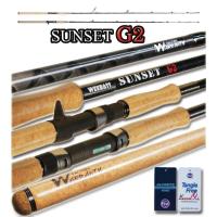 ราคา คันเบ็ดตกปลา WEEBASS ROD คันเบ็ด รุ่น SUNSET G2 2ท่อน คันตกเหยื่อปลอม คันตีเหยื่อปลอม (742532832)