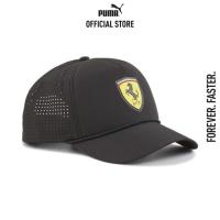 ราคา PUMA AUTO หมวกแก๊ปแบบมีตาข่ายด้านหลัง Scuderia Ferrari Race Trucker สีดำ 02553402 (23060961237)