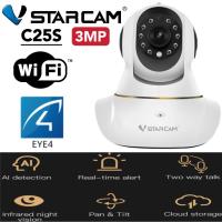 ราคา Vstarcam C25S AI IPCAM 3MP กล้องวงจรปิดIP Camera Series ภาพชัด3ล้าน 1296P 3 0MP WiFi ไร้สาย (22208199661)