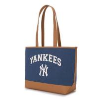 ราคา outh Korea Mlb Yuf2023 New Jacquard Tote Bag Canvas Embroidered Letter Bag Large Capacity Shopping Bag (21505970933)