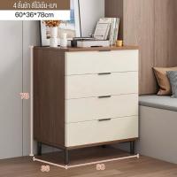 ราคา ตู้หัวเตียง ตู้ลิ้นชัก ตู้เสื้อผ้า ขาเหล็ก สีเบจ สีไม้เข้ม วินเทจ 60x36x62 ตู้ครัว เก็บของ ตู้โชว์ ในห้องนอน ชั้นวาง (19490244028)