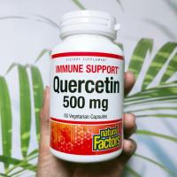 ราคา เควอซิทิน Immune Support Quercetin 500 mg 60 Vegetarian Capsules Natural Factors เควอซิติน (8107911421)