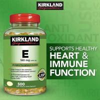 ราคา Kirkland Vitamin E 400 IU 180 Mg 500 Softgels ราคาต่อกระปุก Exp 04 2027 (23055625986)