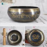 ราคา Chinatera โลหะขันทิเบตเนปาลทำด้วยมือเสียงบาตรพระพุทธเจ้าการทำสมาธิโยคะชามทิเบต Bronze Chime Bell ขันทิเบต Striker (8835319800)