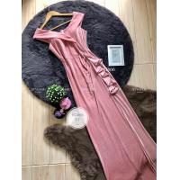 ราคา SG866 ชุดราตรียาวคอวีสวยมากพรางแขนพรางพุง ผ้ากำมะหยี่เนื้อดียืด งานเปิดไหล่ ซิปหลังทรงเข้ารูปเปะ (21460949239)