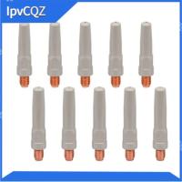 ราคา 10PCS Anti Welding Slag Welding Wire Feeding Tips Coated Welding Torch Nozzle MIG Welding Tool Consumables (22694701629)