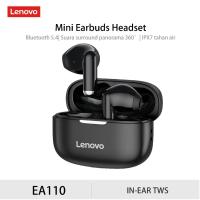 ราคา Lenovo EA110 หูฟังบลูทูธ TWS Wireless Bluetooth Earphones หูฟังไร้สายบลูทูธ 5 4 พร้อมไมค์ IPX5 กันน้ำ In Ear Headphones หูฟังไร้สาย (23121406614)