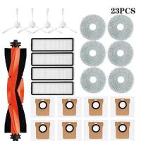 ราคา X20ดูดฝุ่นสำหรับหุ่นยนต์ Xiaomi X20พลัสอุปกรณ์เสริมแปรงด้านหลักตัวกรอง Hepa เปลี่ยนถุงหูรูดผ้าถูพื้น (22131470029)