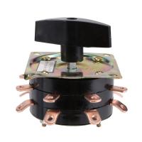 ราคา VERZ Welde Switch KDH 40 2 8 Contactor 8 Bit 2 Phase 16 Pin 40A Welding Machine Switch Rotary Switch Copper Needle Silver Plated (22551461297)