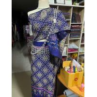 ราคา สไบแพรวากาฬสินธุ์ภูไท ผ้าฝ้าย ดอกแก้วสร้อยกัลยาใหม่ กว้าง30 ยาว300 ซม สไบแพรวาภูไทกาฬสินธุ์สีสดสวยตรงปก มีเก็บปลายทาง (22836900912)