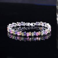 ราคา Sequito สดใสสี่เหลี่ยมผืนผ้าสีเขียวมรกตออสเตรียคริสตัลกับบุษราคัมสีขาวปูตั้งทองคำขาวชุบประณีตผู้หญิงพรรคสร้อยข้อมือกำไลข้อมือเครื่องแต่งกายชุดเครื่องประดับ B005 (19963447129)