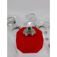 ราคา แหวนเงินเเท้92 5 เขียวมรกต พลอยหลังเบี้ย หรือเพชรพญานาค ทรงโบราณ พร้อมส่ง (17864305247)