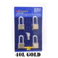 ราคา LOLOHOME ชุดแม่กุญแจ มาสเตอร์คีย์ ขนาด 40 มม 4 ซม 4 ชุด ดอกเดียวใช้ได้ทั้งบ้าน กุญแจมาสเตอร์คีย์ กุญแจล็อคประตู แม่กุญแจ กุญแจ กุญแจล็อค กุญแจ (22510424728)