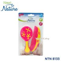 ราคา Next to Nature เซทแปรงและหวี ขนนุ่ม สีทูโทน สำหรับเด็ก NTN 8133 (19466077924)