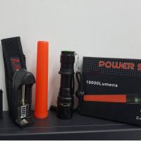 ราคา ไฟฉายเดินป่า Ultrafire Power style PL 109 ความสว่าง 18000 Lumens ปรับไฟได้ 3 แบบซูมเข้าออกได้ ระยะส่องสว่าง 1000 เมตร (317115739)