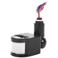 ราคา Outdoor 12V DC Automatic Infrared PIR Motion Sensor Switch for LED Light Black (19678917693)