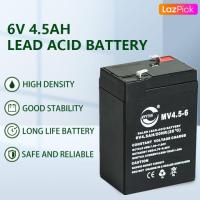 ราคา แบตเตอรี่แห้ง รุ่น SN4 5 6 ขนาด 6V 4 5AH แบตรถเด็ก แบตไฟฉุกเฉิน แบตเตอรี่6V4 5AH 20HRแบตเตอรี่แบบแห้ง (20446465726)