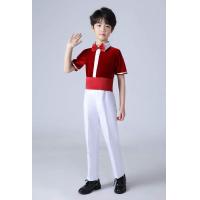 ราคา ชุดนักร้องประสานเสียงสำหรับเด็กในวันปีใหม่ชุดการแสดงกลุ่มนักร้องประสานเสียงชุดออกงานสำหรับเด็กหญิงและเด็กชายชุดการแสดงร้องเพลงแดงท่องสำหรับนักเรียนประถม (21093030454)