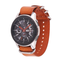 ราคา แว็กซ์น้ำมันวินเทจสายนาฬิกาหนังแท้สำหรับสมาร์ทวอตช์สายไนลอน Nato 16 18มม 20มม 22มม 24มม หัวเข็มขัดหนังวัวหัวเข็มขัดสีดำสีน้ำตาลสีฟ้าสีเขียวสีเบจ (21141743270)