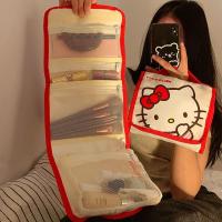 ราคา กระเป๋าเดินทาง กล่อง เครื่องสำอางกระเป๋า ถือ ใส่ เครื่องสำอาง พกพา คล้องมือกระเป๋าเก็บเครื่องสำอาง แบบพกพา กระเป๋าเครื่องสำอางลายแมวน่ารัก กระเป๋าเก็บของเดินทาง (23011489804)