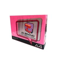 ราคา IQ Brand กระดาษถ่ายเอกสารสี A4 80 แกรม สีสะท้อนแสง Cyber Red (967442813)