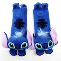 ราคา ที่หุ้มเบลท์ ปลอกเข็มขัดนิรภัยพยุงศีรษะสำหรับเด็กลายการ์ตูน ลาย Stitch สติช 1 คู่ (412886572)