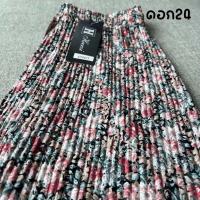 ราคา TUKTA239 กางเกงอัดพลีทลายดอก กางเกงแมวอัดพลีท กางเกงแฟชั่นเกาหลี ผ้านุ่มเด้งใส่สบาย (23172212938)