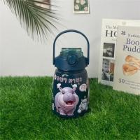 ราคา กระติกน้ำลายหมูเด้ง สแตนเลส304 มีหูหิ้ว เก็บอุณหภูมิได้ กระบอกน้ำ900ML กระบอกน้ำสแตนเลส ขวดน้ำเด็ก (23040460806)