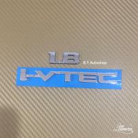 ราคา โลโก้ 1 8 i VTEC ติดรถ Honda CIVIC FD ราคาต่อชุด 2 ชิ้น (14815861165)
