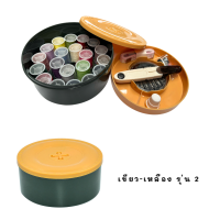 ราคา ชุดอุปกรณ์เย็บผ้า ชุดเย็บผ้าอเนกประสงค์ ชุดด้าย เข็มเย็บผ้า พร้อมกล่องเก็บมีฝาปิด แบบพกพา (22966212997)