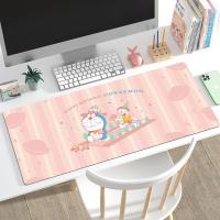 ราคา แผ่นรองเมาส์ Doraemon การ์ตูนน่ารักแผ่นรองเมาส์ขนาดใหญ่มูลค่าสูงกันลื่นขอบล็อคหนา 80 30cm (22306595092)