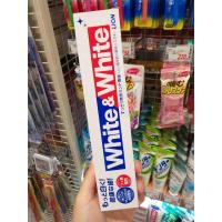 ราคา ญี่ปุ่นแท้ ยาสีฟัน LION White White Toothpaste 150g ยาสีฟัน สูตรปรับฟันขาว รสมินต์สดชื่น (21715594017)