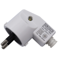 ราคา ขายส่ง SUNTECH รุ่น BL2402 ปลั๊กเสียบแบบงอ ตัวผู้ เต้าเสียบ 2ขา สีดำ สีขาว มาตรฐาน มอก 166 2549 (22793789938)