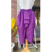 ราคา โจงกระเบนผ้าถุง ลายหมี่ สีม่วง (23102032154)