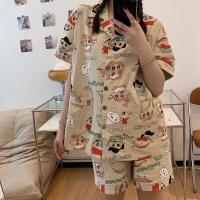 ราคา ชุดนอนชินจัง ผ้าคอตตอนผสมโพลีเนื้อดี (22272581182)