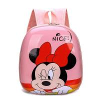 ราคา Disney Kids Casual School Bag Minnie Mickey Mouse Frozen Elsa Cartoon Pattern Hard Case Adjustable Kindergarten Backpack (20159610106)