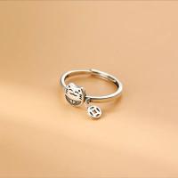 ราคา แหวนแมวเงินแท้ 925 ผู้หญิง แหวนนิ้วเปิดสร้างสรรค์ ผู้ชมขนาดเล็ก ดีไซน์ ดัชนีบุคลิกภาพเหรียญทองแดงความรู้สึก (14767011029)