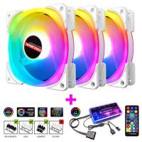 ราคา Cool Moon Double Pride II Case Fan 12cm Silent Inner and Outer Luminescence 5VARGB Synchronous Desktop Computer RGB Fanshid06 (19887884212)