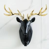 ราคา PETIYOUZA สัตว์สัตว์สัตว์ ตะขอแขวนหัวกวาง อุปกรณ์ติดผนัง การติดตั้งแบบไม่มีเครื่องหมาย ตะขอแขวนตกแต่งเขากวาง ของขวัญสำหรับเด็ก เอบีเอสเอบีเอส ของตกแต่งบ้าน (21904136424)