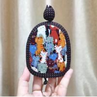 ราคา Zoo Key cover ที่เก็บกุญเเจ รีโมทรถยนต์ ที่ครอบกุญแจ พวงกุญแจแฮนด์เมด Key holder พวงกุญแจ (22274020275)