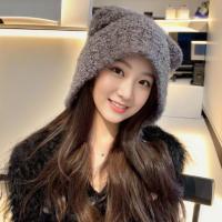 ราคา Afterthat TB143 TB190 หมวกไหมพรมทรงหูแมวน่ารักจริง (22764343651)