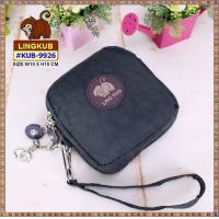 ราคา รุ่นใหม่ กระเป๋าใส่บัตรใส่เหรียญ ทรงสี่เหลี่ยม 2ช่องซิป KB 9926 (22218710498)