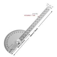 ราคา ใหม่ไม้โปรแทรกเตอร์มุมไม้บรรทัดแบ่งวัดมุมไม้บรรทัด 180 องศากึ่งวงกลมช่างไม้ไม้บรรทัดมุม 14 ซม 1 PC (23030535703)