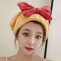 ราคา Renyi5 ผ้าขนหนูเช็ดผมดูดซับซุปเปอร์สำหรับผมเปียกแห้งเร็วผ้าเช็ดผมไมโครไฟเบอร์ผ้าขนหนูเช็ดผมกับโบว์ผ้าโพกหัวผ้าขนหนูเช็ดผมดูดซับพิเศษสำหรับผมหยิกยาวและหนา (22698351500)
